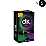 Okey Ritim Prezervatif 20'li x5 (100 adet)