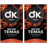 Okey Sicak Temas Prezervatif 10 Adet (2 paketi)