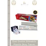 #Okeytakımı Hijyenik Kir Tutmaz Çizilmeye Dayanıklı Hafif Flash Plastik Okey Takımı