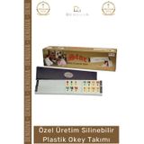 #Okeytakımı Hijyenik Kir Tutmaz Çizilmez Silinir Altın Plastik Kahveci Okey Takımı
