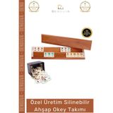 #Okeytakımı Kaliteli Kir Tutmaz Çizilmeye Dayanıklı Şık Flash Ahşap Okey Takımı
