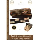 #Okeytakımı Kir Tutmayan Çizilmeye Dayanıklı Gold Ahşap Lüks Ev Kafe Okey Takımı