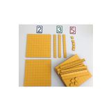 Okhool Onluk Taban Blokları - Yüzlük, Onluk, Birlik - Ahşap - Mıknatıslı