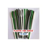 Okhool Plastik Iğne - Yün Iğnesi 9cm Karışık 25 Adet
