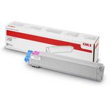 Oki C9655 43837134 Orjinal Kırmızı Toner