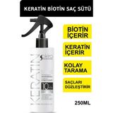 Okiro Besleyici Onarıcı Düzleştirici Keratin ve Biotinli Saç Bakım Sütü 250 Ml.