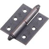 Okka Menteşe Metal 5cm Oksit Sol