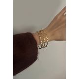 Okko Store Zikzak Model 3'Lü Ajda Bilezik