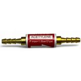 Oksijen Alev Geri Tepme Emniyet Valfi 6-8 Mm Kırmızı