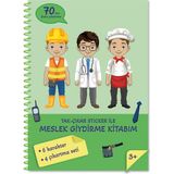 Oksijen Oyuncak Bitmeyen Tükenmeyen Meslekler Temalı Tak Çıkar Sticker Boyama Kitabı Eğlenerek Öğren Boya ve Keşfet