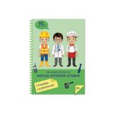 oksijen oyuncak Bitmeyen Tükenmeyen Meslekler Temalı Tak Çıkar Sticker Boyama Kitabı