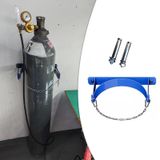 Oksijen Tankı Rafı,, Duvara Monte Oksijen Tankı Tutacağı - Vidalı Metal Azot Silindir Braketi, Evrensel CO2 Şişe Depolama Organizatörü, Ev ve Garaj Kullanımı için Güvenli 1 Yuvalı Tasarım