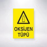 Oksijen Tüpü Sticker 20X28 Cm