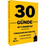 Oksijen Yayınları 2026 Ayt Edebiyat Türkçenin Matematiği 30 Günde Ayt Edebiyat Video Ders Kitabı
