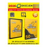 Oksijen Yayınları 2026 Dr. Biyoloji Tyt Soru Bankası+Dr. Biyoloji Tyt 50 Deneme 2Li Set+Kalem