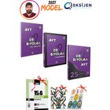Oksijen Yayınları 2027 Model Oksijen Yayınlar Dr Biyoloji AYT Video Ders Kitabı + Soru Bankası + 25 Deneme 3lü AYT Set