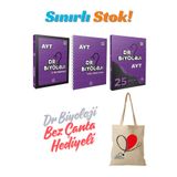 Oksijen Yayınları Dr Biyoloji Bez Çanta Hediyeli! AYT Video Ders Kitabı + TYT Soru Bankası + TYT 25 Deneme Seti