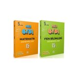 Oksijen Yayınları Oksijen 5. Sınıf Matematik + Fen Bilimleri Lgs Gibi Branş Denemeleri Seti 2 Kitap