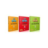 Oksijen Yayınları Oksijen 8. Sınıf Matematik + Türkçe + Fen Lgs Gibi Branş Denemeleri Seti 3 Kitap