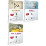 Oksijen Yayınları Oksijen 8. Sınıf Matematik + Türkçe + Fen Soru Bankası Seti 3 Kitap