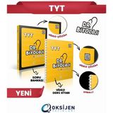 Oksijen Yayınları TYT Dr. Biyoloji Soru Bankası ve Video Ders Kitabı Seti 12. Sınıf Üniversite Hazırlık