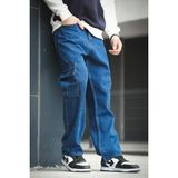 Oksit Cio 1250 Komando Baggy Fit Kot Kargo Pantolon - Lacivert - 29