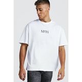 Oksit Crash Man African Beyaz Oversize Erkek T-shirt
