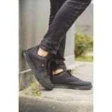 Oksit Filling 011 Erkek Kapütone Sneaker Spor Ayakkabı - Siyah - Siyah
