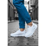 Oksit Wnd 4106 Slip On Nefes Alan Kalın Taban Erkek Sneaker - Beyaz