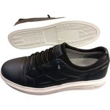 Oktay Kundura %100 Deri Ortopedik Günlük Sneaker Casual Erkek Ayakkabı Bms B405 - Lacivert