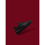 Oktay Kundura %100 Deri Ortopedik Yüksek Taban Erkek Sneaker Günlük Ayakkabı Bms B505 - Siyah