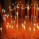 Oktay Sesal Kırmızı Arınma Mumu Church Red Candles 8 Adet Kırmızı Uzun Mum 30 cm Kırmızı Ince Mum Kırmızı Mum