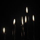 Oktay Sesal Siyah Arınma Mumu Church Black Candles 12 Adet Siyah Uzun Mum Siyah Ince Mum Siyah Mum Kilise Mumu