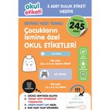 OKUL ETİKETİ BASKI OKUL ETİKETİ SEVİMLİ KEDİ TEMALI MİDİ PAKET İSME ÖZEL OKUL ETİKETİ / SULUK ETİKETİ HEDİYELİDİR STICKER TOPLAM 245 ADET