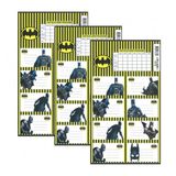Okul Etiketi Erkek Batman 8 li 3 Yaprak Ders Programlı 1 Paket