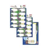 Okul Etiketi Erkek Modeli 10 lu 2 Yaprak Ders Programlı 1 Paket Defter Kitap Etiketi Desenli Renkli Etiket Lacivert