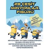 Okul Etiketi Figür Minyonlar Set Etiket - 28 Adet