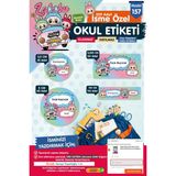 Okul Etiketi Kalem Defter Etiketi Özel Isim Yazılabilen Etiket Seti - Isimli Etiket OE157-T1473-OE157 - Renkli - KARIŞIK