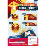 Okul Etiketi Kalem Defter Etiketi Özel Isim Yazılabilen Etiket Seti - Isimli Etiket OE158-T1478-OE158 - Renkli - 5cm