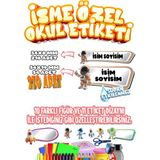 Okul Etiketi Kalem Defter Etiketi Özel Isim Yazılabilen Etiket Seti SET08