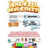 Okul Etiketi Kalem Defter Etiketi Özel Isim Yazılabilen Etiket Seti SET09