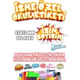 Okul Etiketi Kalem Defter Etiketi Özel Isim Yazılabilen Etiket Seti SET16