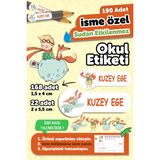 Okul Etiketi Kalem Defter Isimli Etiket Isim Yazılabilen Küçük Prens- 190 Adet Özel Tasarım Etiket - Karışık - Yok