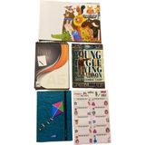 Okul Kırtasiye Seti - Resim Defteri + A5 Spiralli Defter + Young Eagle Defter + Okul Defteri + Happy Stickers Etiket 5'Li Set