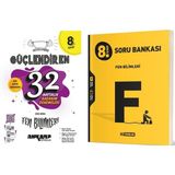 Okul Marketim 8.sınıf Güçlendiren 32 Hafta Fen Bilimleri + 8. Sınıf Fen Bilimleri Soru Bankası
