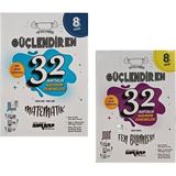 Okul Marketim 8.sınıf Lgs 2'li Güçlendiren 32 Haftalık Matematik Fen Bilimleri Deneme Seti