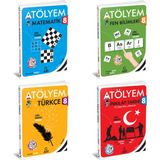 Okul Marketim Arı Yayınları 8 Sınıf Matematik Fen Türkçe Sosyal Akıllı Atölyem Seti 4 Kitap