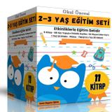 Okul Öncesi 2-3 Yaş Eğitim Seti (9 Kitap + 2 Etkinlik Seti) - Enine Boyuna Eğitim