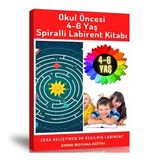 Okul Öncesi 4-6 Yaş Labirent Kitabı (Spiralli Labirent Kitabı)