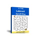 Okul Öncesi 5-7 Yaş Labirent Bulmaca Kitabı (Spiralli) - Enine Boyuna Eğitim